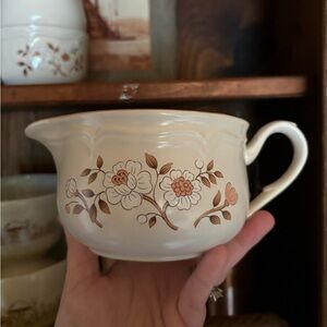 Covington ironstone gravy boat